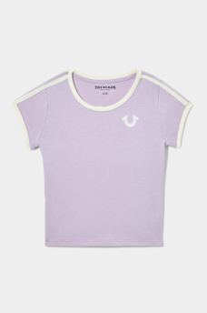 GIRLS ARCHED LOGO HORSESHOE TEE, image 2