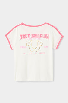 GIRLS FOIL HORSESHOE TEE, image 1