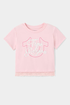 GIRLS HORSESHOE LACE TEE, image 2