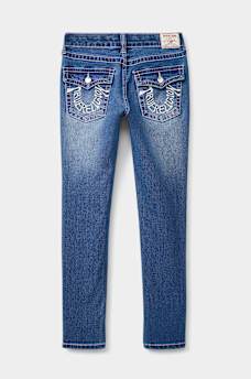 GIRLS WARPED LOGO JEAN, image 2