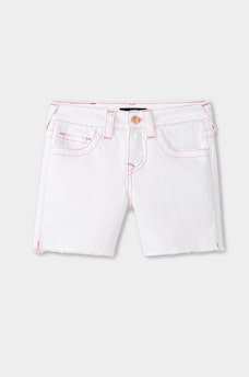 SHORTS CON DOBLADILLO DESHILACHADO Y COSTURA DE CUERDA DE JAYDE PARA NI&Ntilde;A, image 2