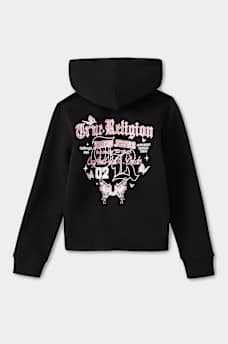 SUDADERA CON CAPUCHA ESTILO PULLOVER CON DOBLADILLO ESTILO BURBUJA PARA NI&Ntilde;A, image 1
