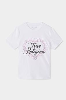 GIRLS SCRIPT HEARTS TEE