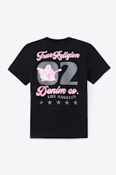 GIRLS GLITTER BUDDHA TEE