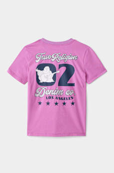 GIRLS GLITTER BUDDHA TEE
