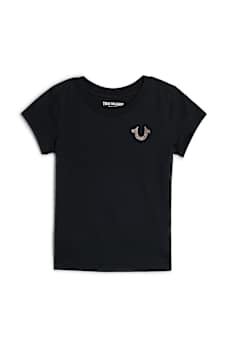 GIRLS FOIL CRYSTAL TEE