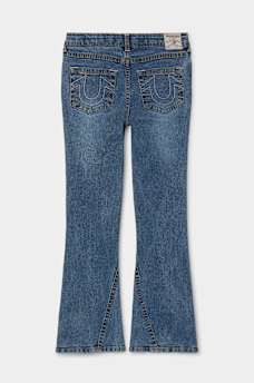GIRLS JOEY STUDDED FLARE JEAN