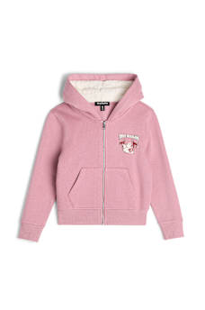 GIRLS SHERPA LINED ZIP HOODIE