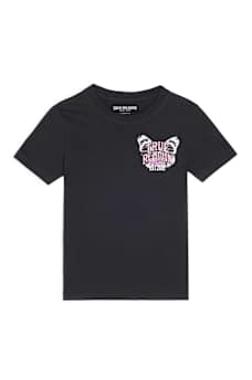 GIRLS BUTTERFLY CREWNECK TEE