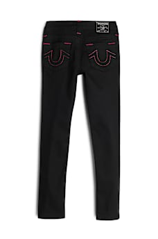 GIRLS HALLE LUREX BIG T SKINNY JEAN