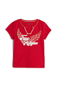 GIRLS V-NOTCH TEE