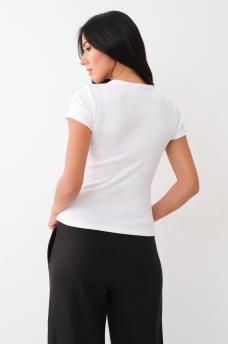 STUDDED HORSESHOE HENLEY SHIRT, image 3