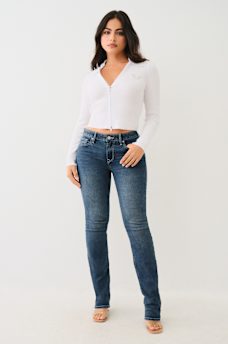 RIB COLLAR ZIP SWEATER, image 3