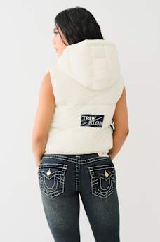 HOODED PUFFER VEST, image 3