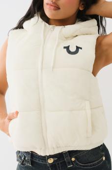 HOODED PUFFER VEST, image 4