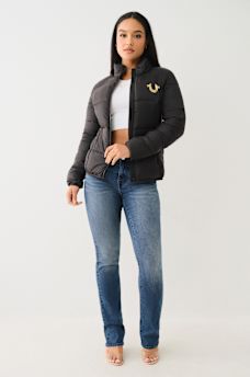 CHAQUETA ACOLCHADA SLIM CON LOGOTIPO DE HERRADURA, image 4