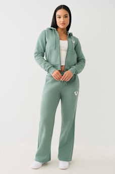 SPLATTERED METALLIC STRAIGHT LEG SWEAT PANT, image 2