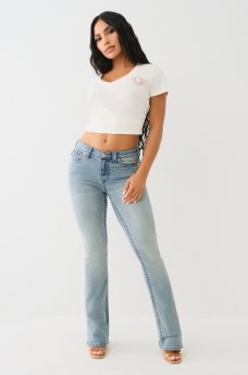 BECCA BIG T FLAP BOOTCUT JEAN, image 3