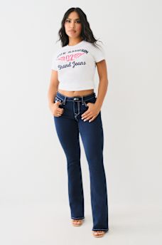 BECCA SINGLE NEEDLE MID RISE BOOTCUT JEAN, image 3