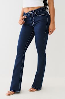 BECCA SINGLE NEEDLE MID RISE BOOTCUT JEAN, image 1