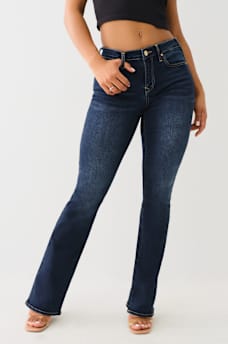 BECCA MID RISE SINGLE NEEDLE BOOTCUT JEAN, image 1