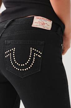 BECCA STUDDED BOOTCUT JEAN, image 1