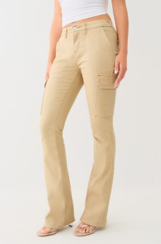CARGO SINGLE NEEDLE BOOTCUT PANT, image 1