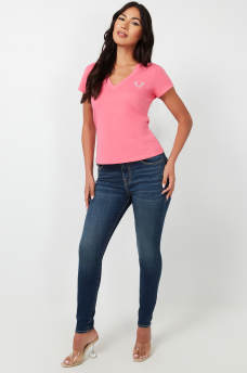 HALLE HIGH RISE SUPER SKINNY JEAN, image 3
