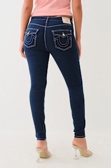 JENNIE MID RISE FLAP CURVY SKINNY JEAN, image 4