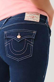 JENNIE MID RISE FLAP CURVY SKINNY JEAN, image 1