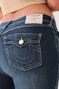 JOEY MID RISE SINGLE NEEDLE FLARE JEAN, image 3