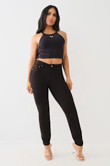 JENNIE PONTE MID RISE SKINNY PANT, image 3