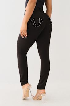 JENNIE PONTE MID RISE SKINNY PANT, image 1
