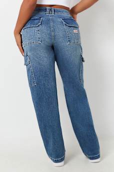JEANS RECTOS HOLGADOS TIPO CARGO, image 4