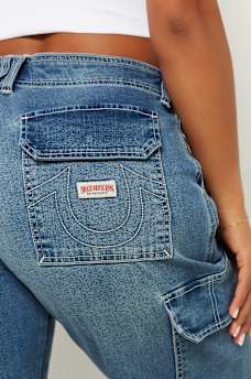 JEANS RECTOS HOLGADOS TIPO CARGO, image 5