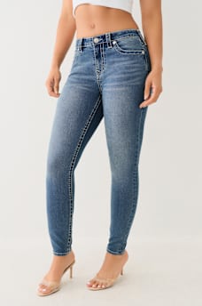 JENNIE MID RISE BIG T SKINNY JEAN, image 2