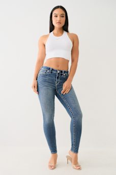 JENNIE MID RISE BIG T SKINNY JEAN, image 3