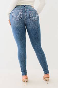JENNIE CRYSTAL MID RISE SKINNY JEAN, image 4