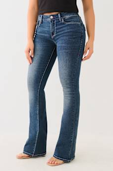 BECCA MID RISE FLAP BOOTCUT JEAN, image 2