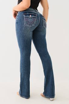 BECCA MID RISE FLAP BOOTCUT JEAN, image 1