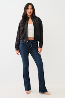 BECCA CRYSTAL MID RISE BOOTCUT JEAN, image 3