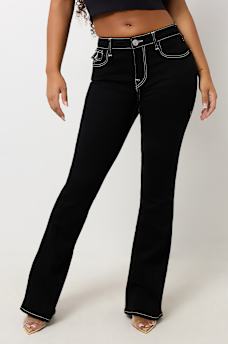 JOEY MID RISE FLAP FLARE JEAN, image 2