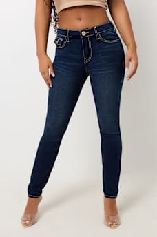 JENNIE MID RISE LUREX SKINNY JEAN, image 2