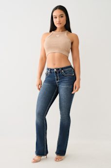 BECCA BIG T MID RISE BOOTCUT JEAN, image 2