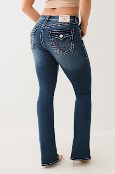 BECCA BIG T MID RISE BOOTCUT JEAN