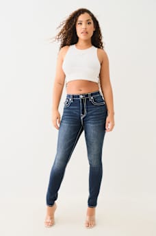 HALLE BIG T HIGH RISE SUPER SKINNY JEAN, image 2