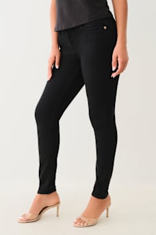 JENNIE MID RISE BIG T LUREX CURVY SKINNY JEAN, image 3
