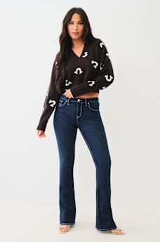 HORSESHOE NOTCH COLLAR SWEATER, image 4