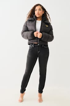 DOUBLE COLLAR PUFFER JACKET, image 2