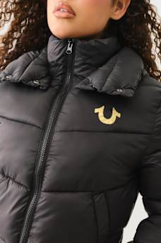 DOUBLE COLLAR PUFFER JACKET, image 4